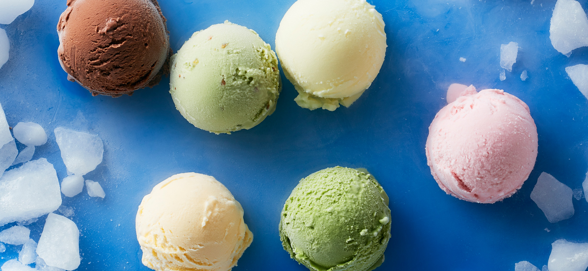 食後はアイスクリームでさっぱりと