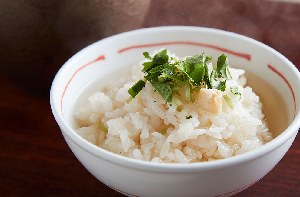 二度楽しめるこだわりの“鯛めし”