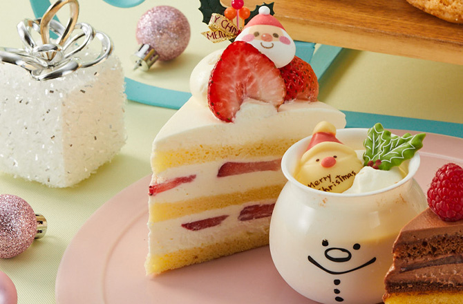 クリスマスショートケーキ/クリスマスプリン