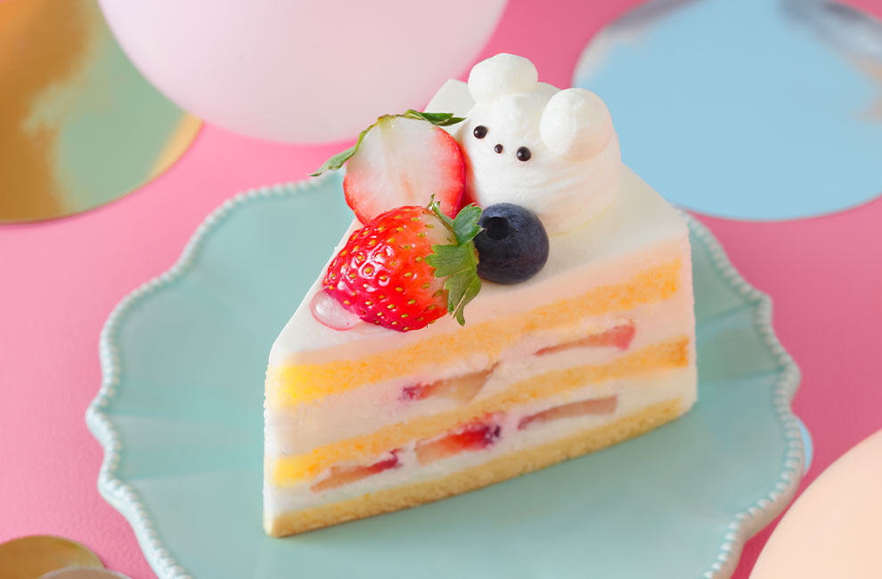 くまさんのショートケーキ