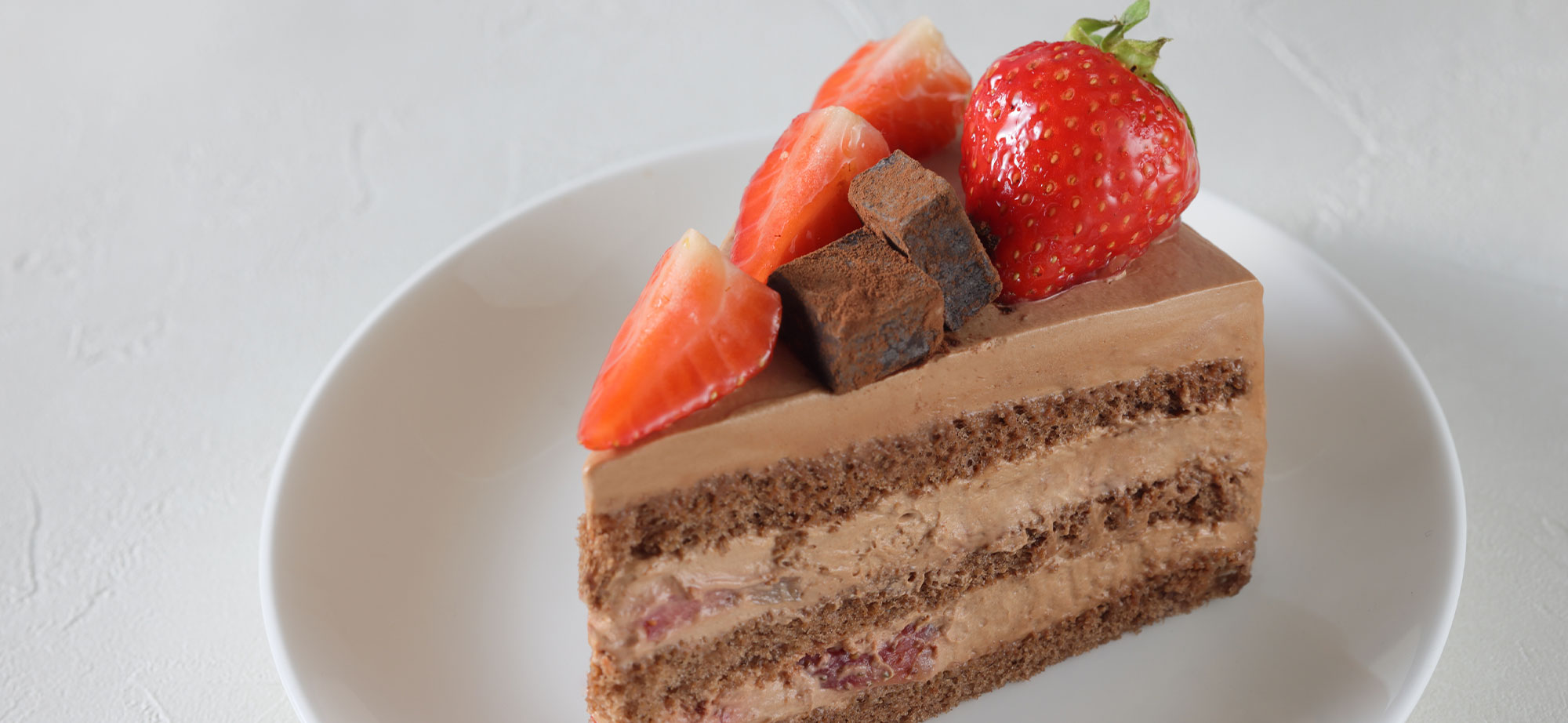 苺のショコラケーキ