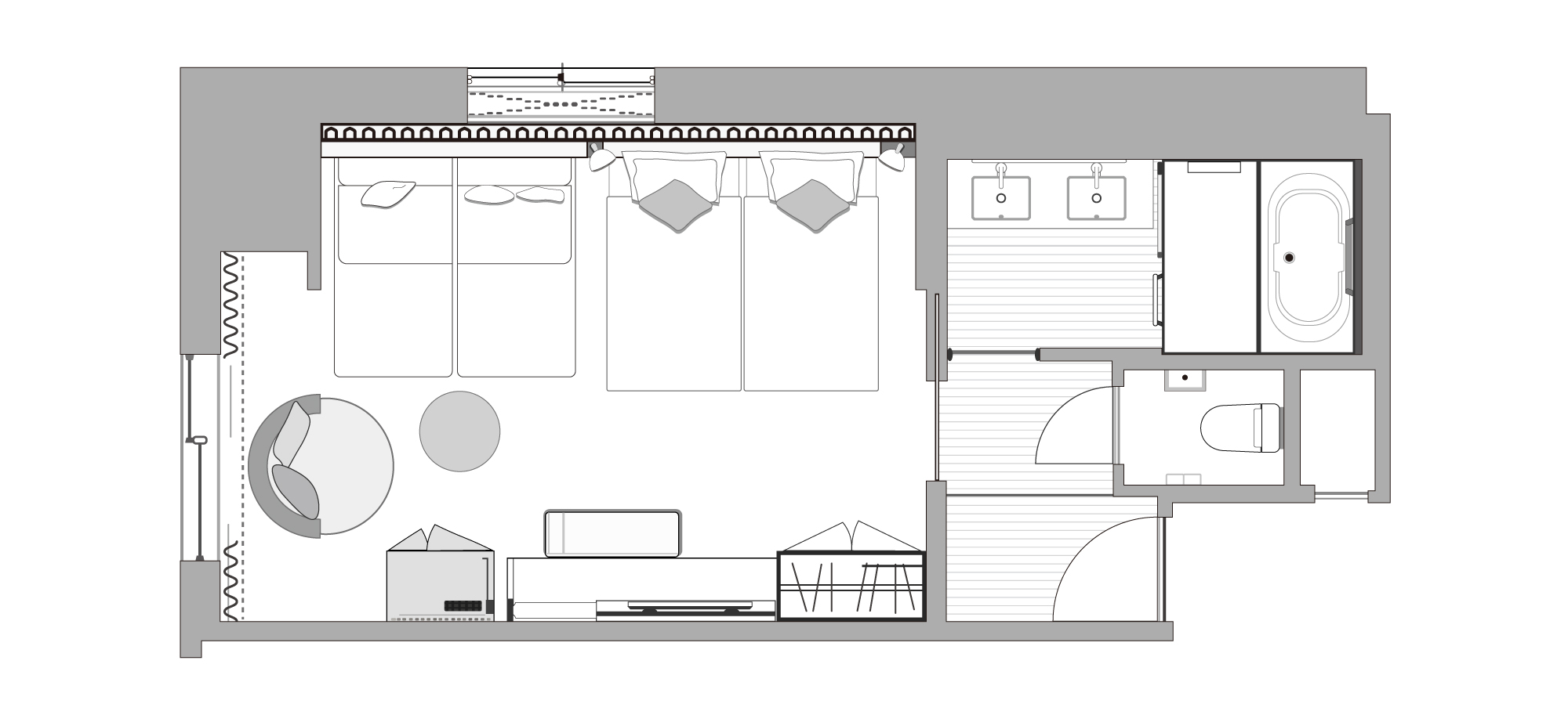 平面図（間取りは一例です）