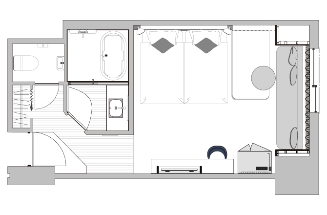 平面図（間取りは一例です）