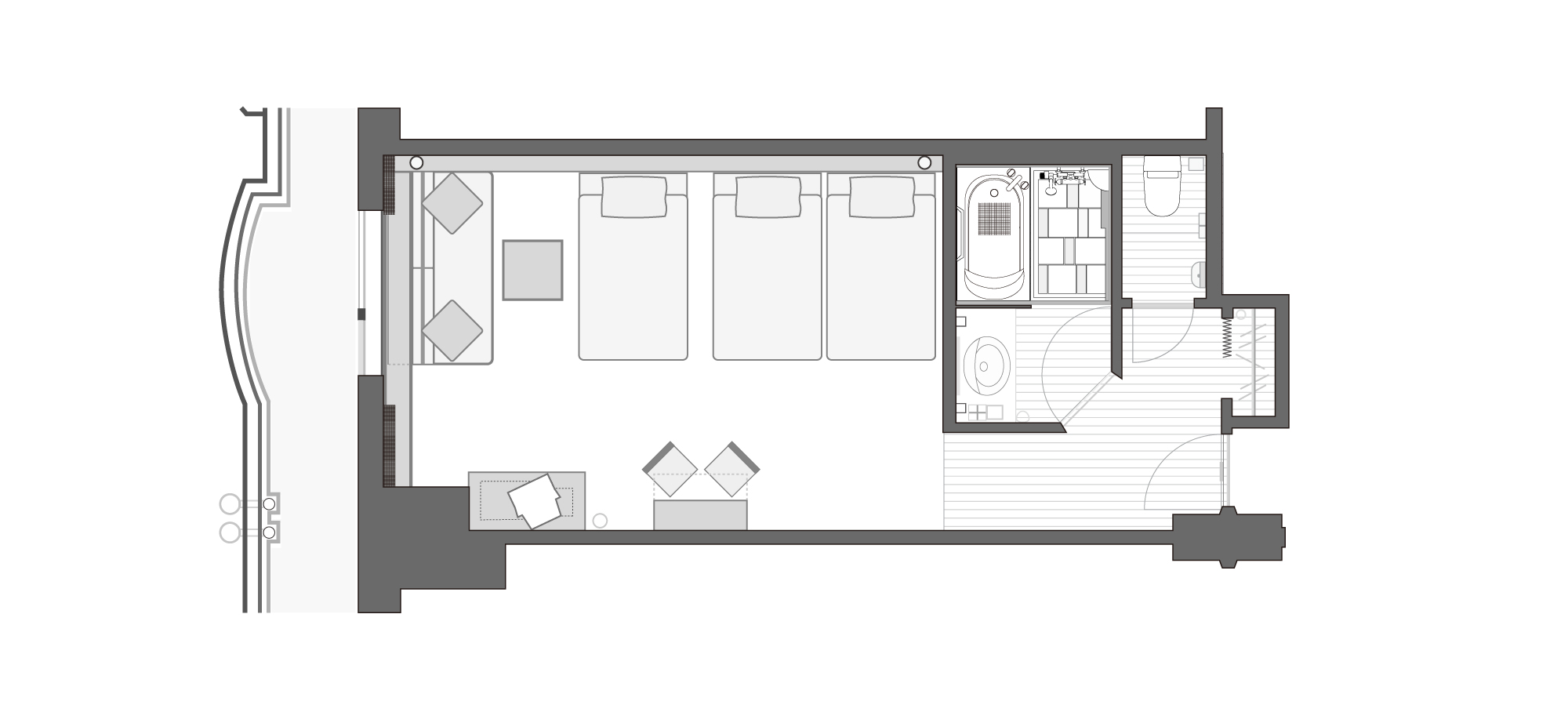 平面図（間取りは一例です）
