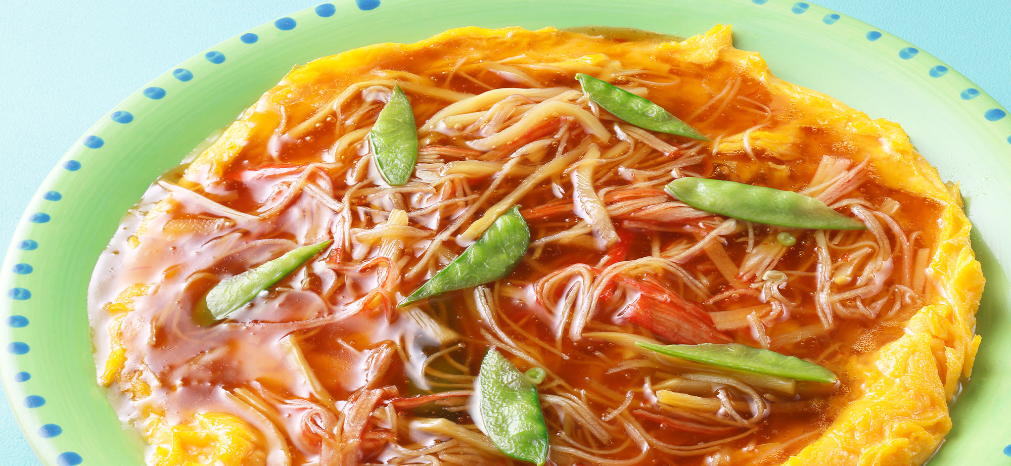 春野菜の天津風オムレツ